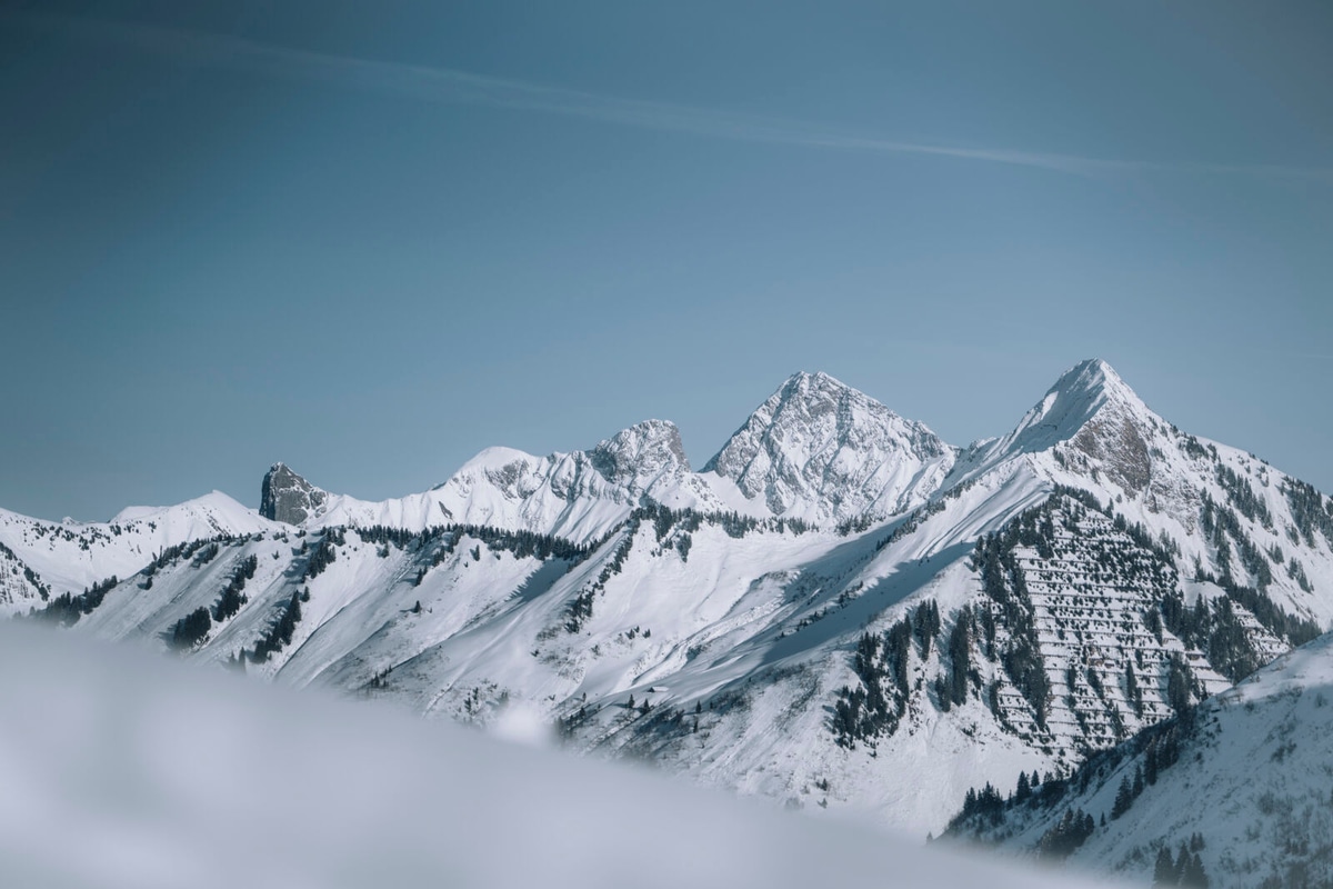 Mountain panorama seen from Damüls © Lukas Holland - Damüls Faschina Tourismus